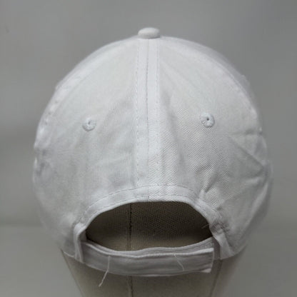 Nielsen Strapback Hat White One Size Embroidered Solid Port & Company