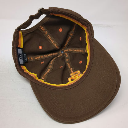 San Diego Padres MLB Melonwear Brown One Size Baseball Cap Hat 1984 NL Champs