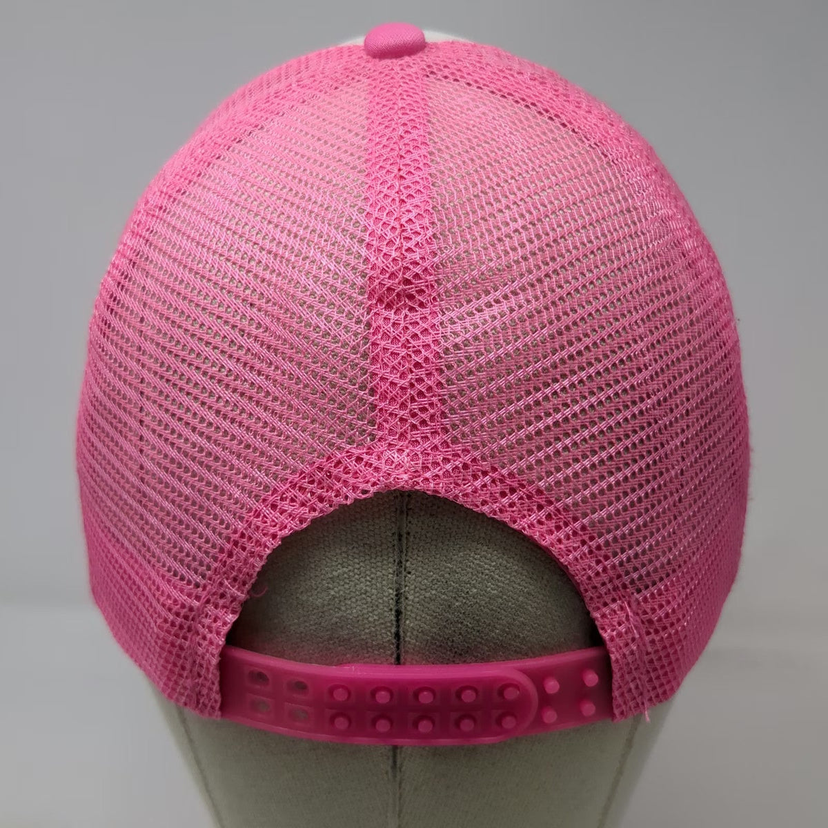 Cobra Trucker Hat Pink White OS Boneyard Beer Bend Oregon Brewery Mesh Snapback