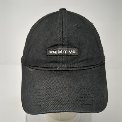 Primitive Skateboarding Slideback Hat Black OS Adjustable Embroidered 6 Panel