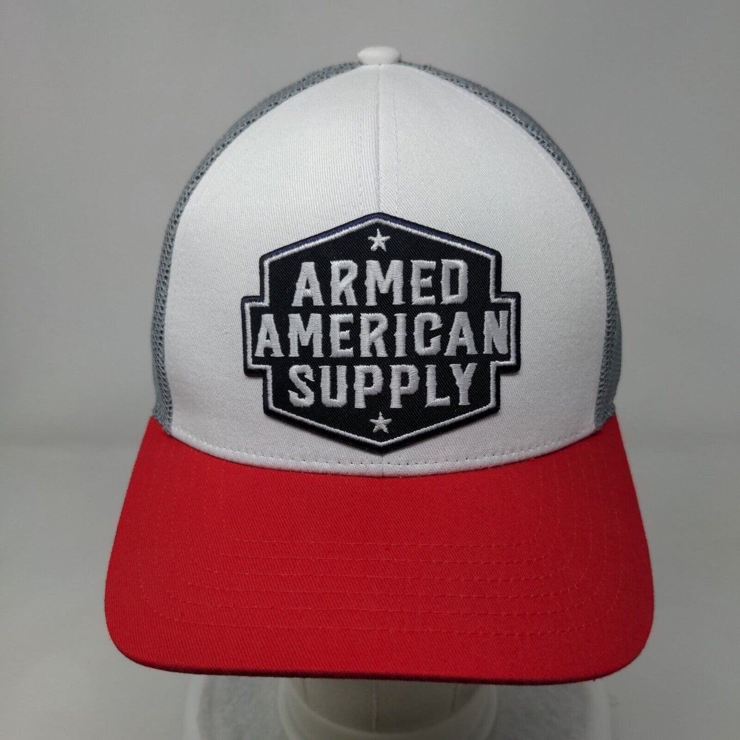 Armed American Supply Adult Snapback Trucker Hat Multicolor One Size Outdoor Cap