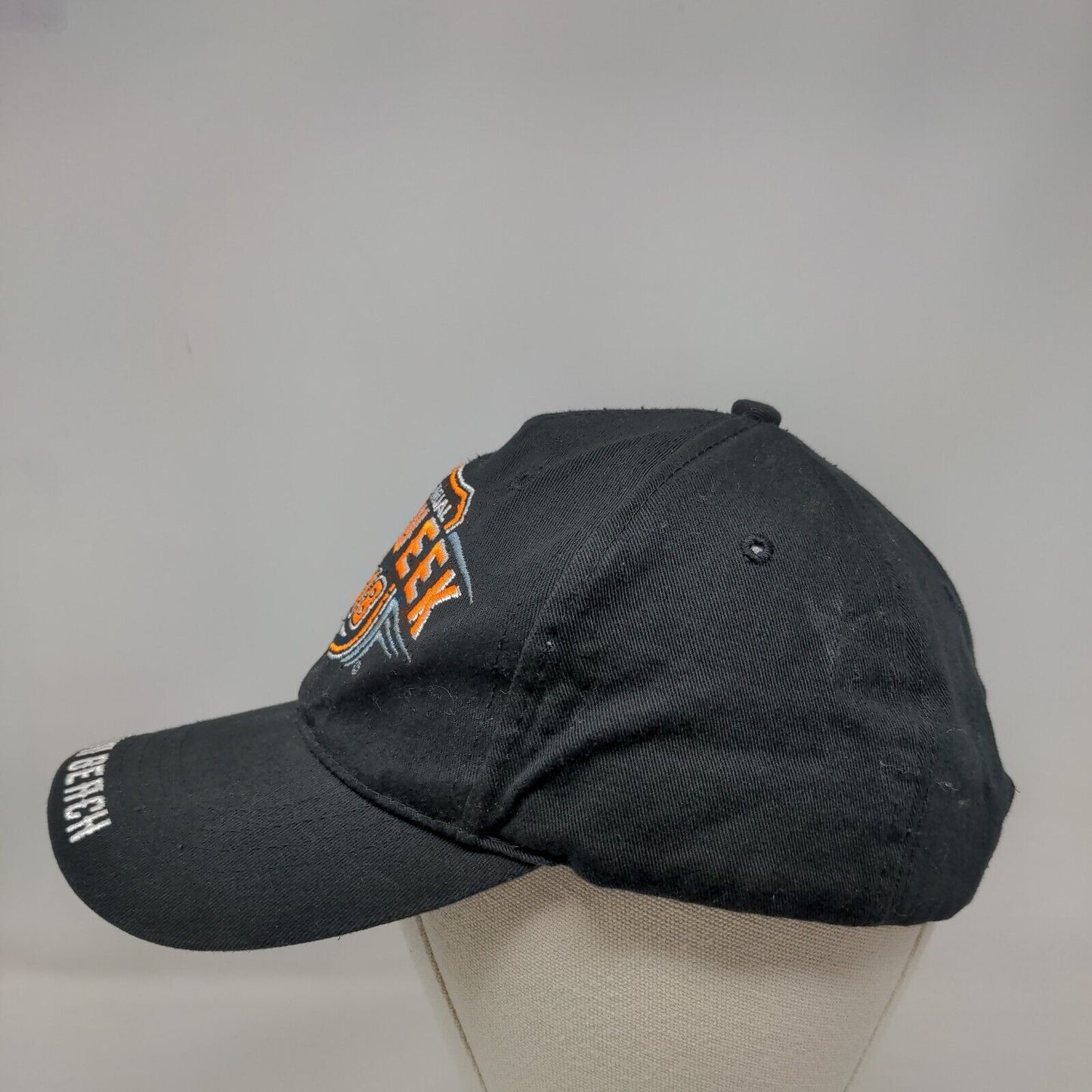 77th Annual Bike Week 2018 Strapback Hat Black OSFM Embroidered Capsmith