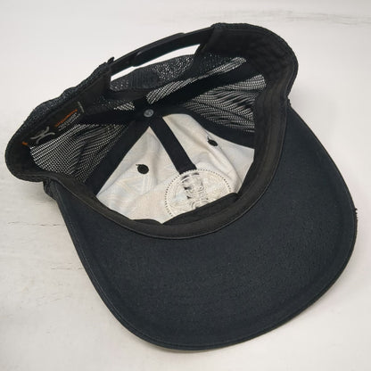 Hooey Trucker Hat Black One Size Geometric Aztec Logo Patch Mesh Back Snapback