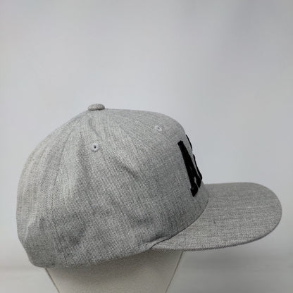 A2P Snapback Hat Gray One Size Embroidered 6 Panel The Classics Yupoong