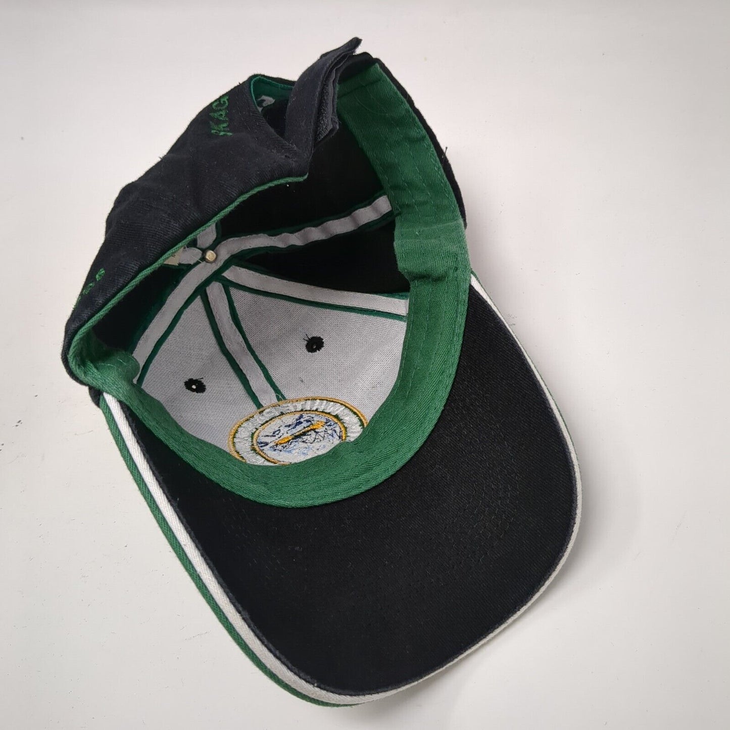White Pass & Yukon Route Strapback Hat Black OSFA Solid Skagway Alaska