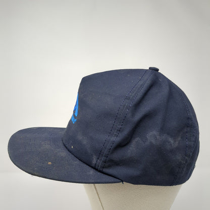 Albertsons Snapback Hat Blue One Size Adjustable Embroidered Logo Cintas