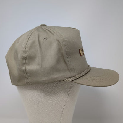 Yupoong Trucker Brown One Size Rope Snapback Embroidered Lowe Boats Fishing Hat