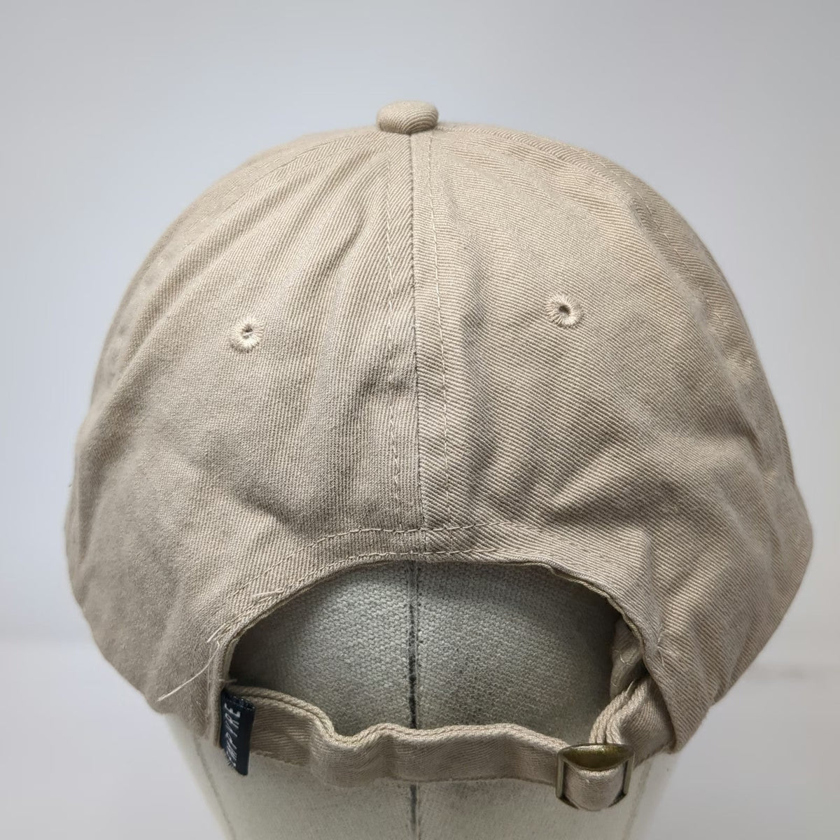 Empyre Baseball Cap Beige One Size Rose Flower Embroidery Slideback Cotton Hat