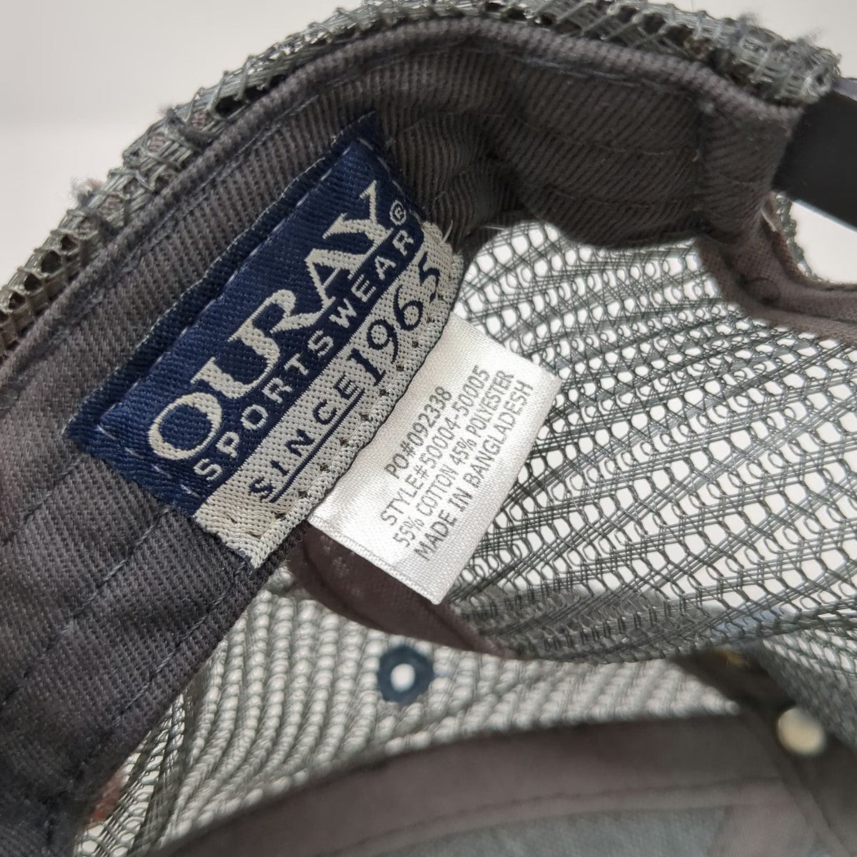 Ouray Trucker Hat Blue One Size Silver Creek Outfitters Bird Patch Snapback Mesh