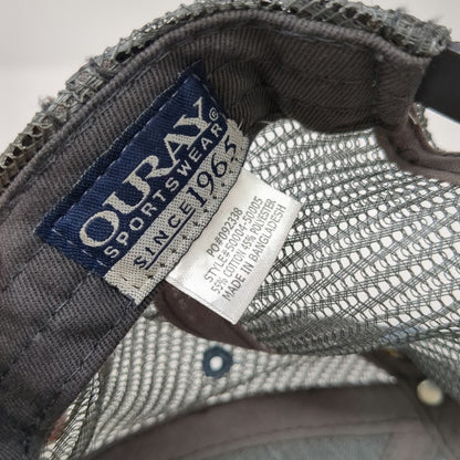 Ouray Trucker Hat Blue One Size Silver Creek Outfitters Bird Patch Snapback Mesh