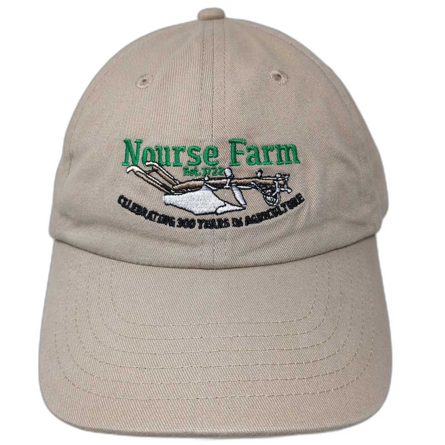 Big Accessories Nourse Farm 300 Years Ag Plow Hat Baseball Cap Beige One Size