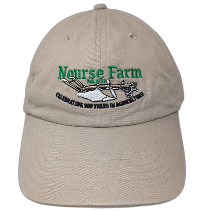 Big Accessories Nourse Farm 300 Years Ag Plow Hat Baseball Cap Beige One Size