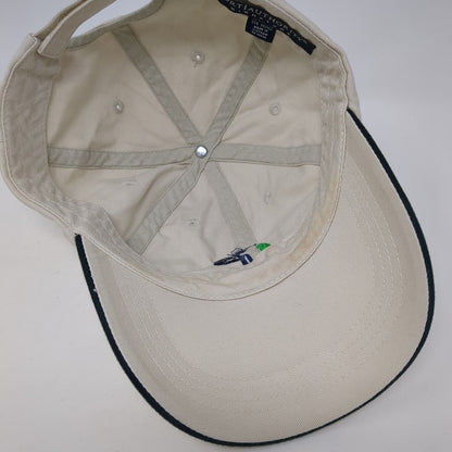 Idaho Falls Power Strapback Hat Tan OS Adjustable Embroidered Port Authority