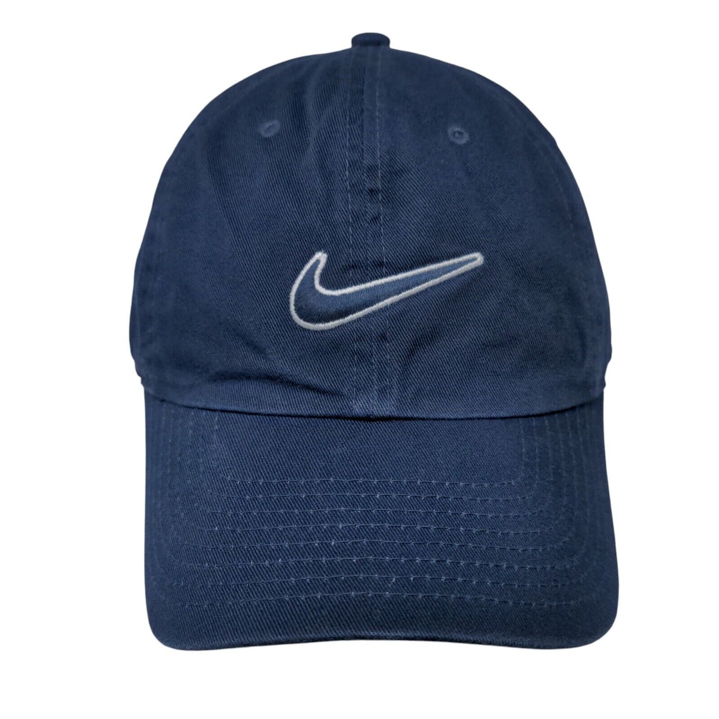 Nike Slideback Hat Blue OSFM Adjustable Embroidered Swoosh Logo Heritage86