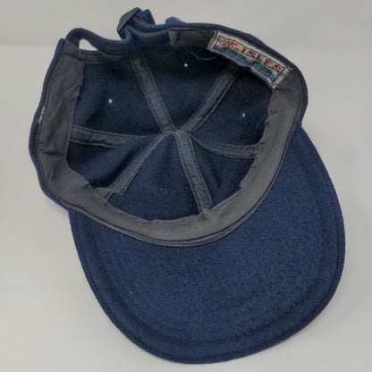 Lake of the Isles Slideback Hat Blue OSFA Solid Adjustable Blank