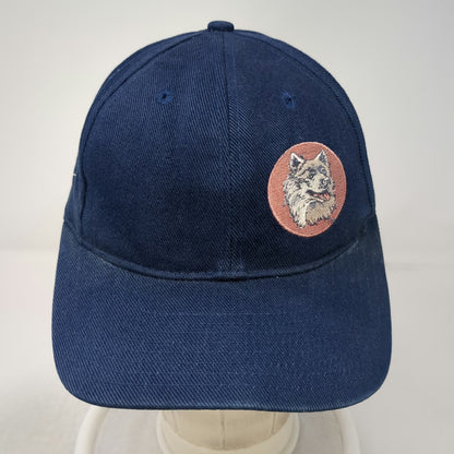 Nike Snapback Blue Embroidered Team Sports Hat Swoosh Vintage UConn Huskies