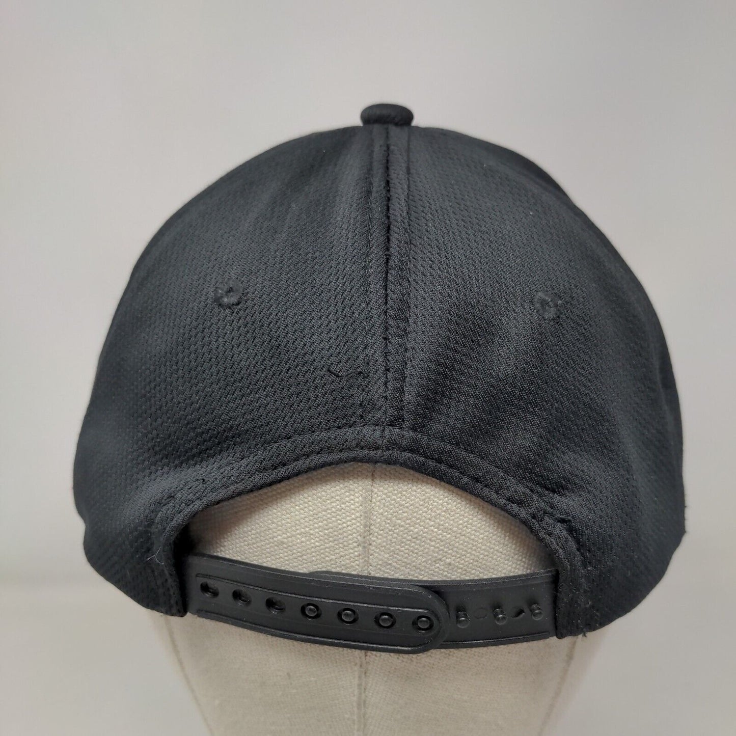 Taco Bell Snapback Hat Black OSFA Embroidered Vent Holes Adjustable