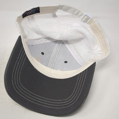 Cap America Baseball Cap Gray One Size Lamb Weston Potato Logo Mesh Back Hat