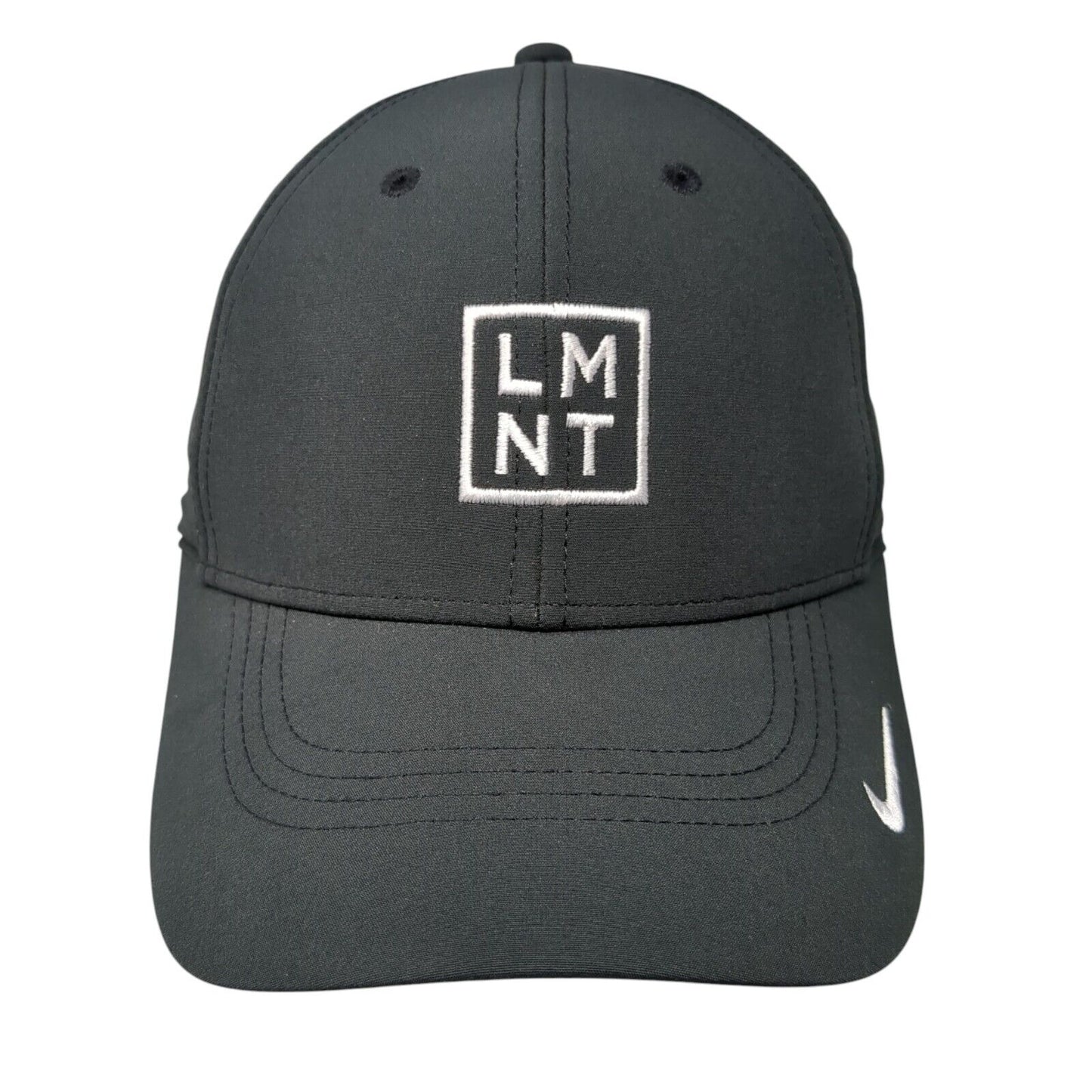 LMNT Stay Salty Strapback Hat Black One Size Nike Legacy91 Dri-Fit