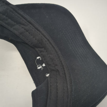 Headmost Sun Visor Hat Black One Size Adjustable Strap Lightweight Embroidered
