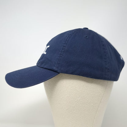 Adams Baseball Cap Blue One Size DLC Delphi Renovo NWS Slideback Hat Leather