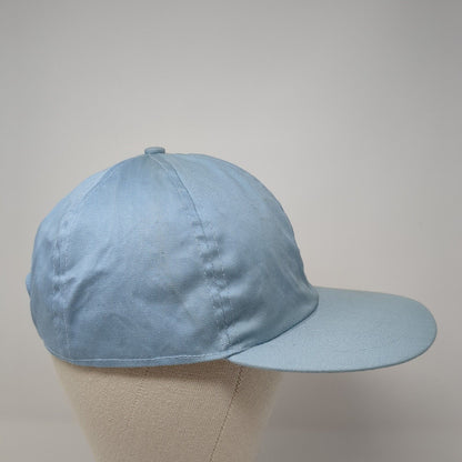 Unbranded Strapback Hat Blue One Size Stretch Lightweight 6 Panel Blank