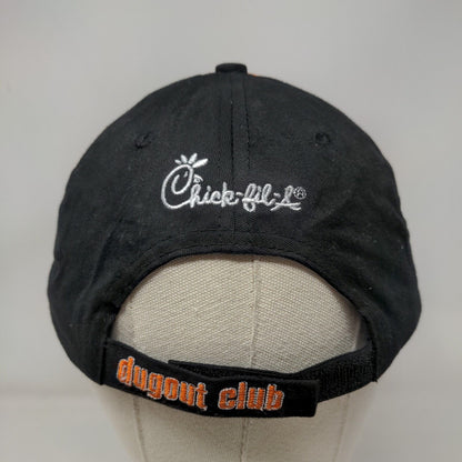 Junior Orioles Chick Fil A Strapback Hat Black White Embroidered Logo