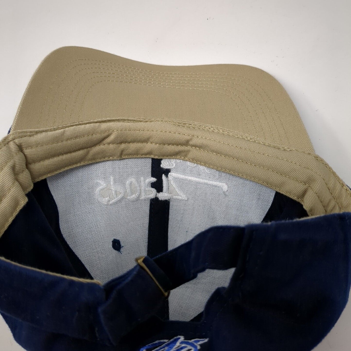 Sportz by Napier Slideback Hat Blue OSFA Adjustable Embroidered 6 Panel Cotton