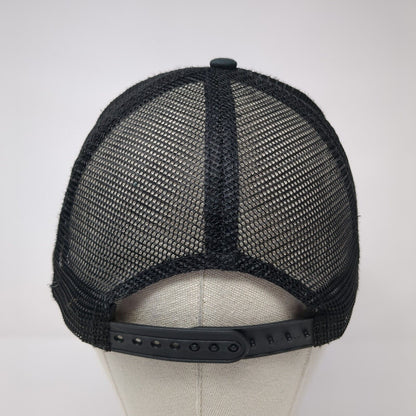 Outdoor Tech Snapback Mesh Back Trucker Hat Black One Size Colorblock