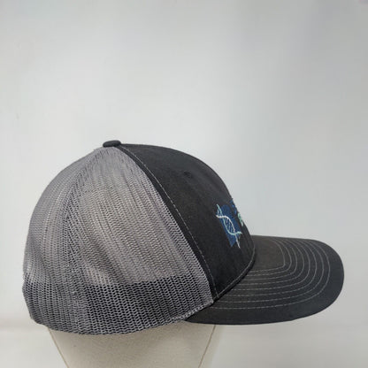 Boise Biologics Snapback Trucker Hat Black One Size Mesh Back 6 Panel
