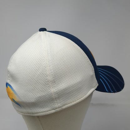 New Era Los Angeles Chargers NFL Hat Blue L 39THIRTY Stretch Fit Mesh Brim Cap
