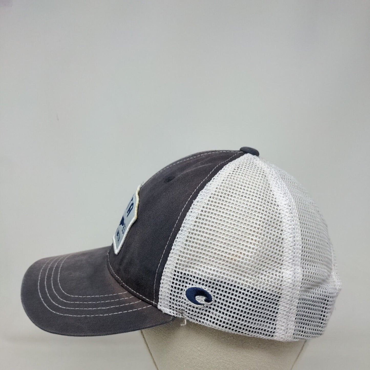 Costa Born On The Water Snapback Mesh Back Trucker Hat Blue One Size