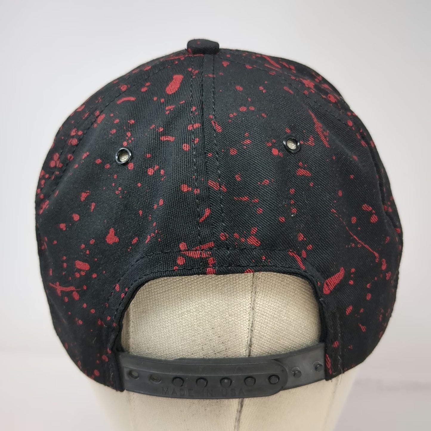 Sports Image 5 Panel Black Hat OS Snapback Texaco Havoline Racing USA Vintage
