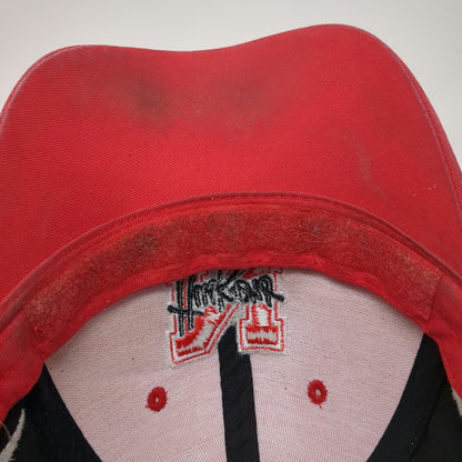 Capsmith Nebraska Huskers Baseball Cap Red One Size Strapback Hat Claw Script