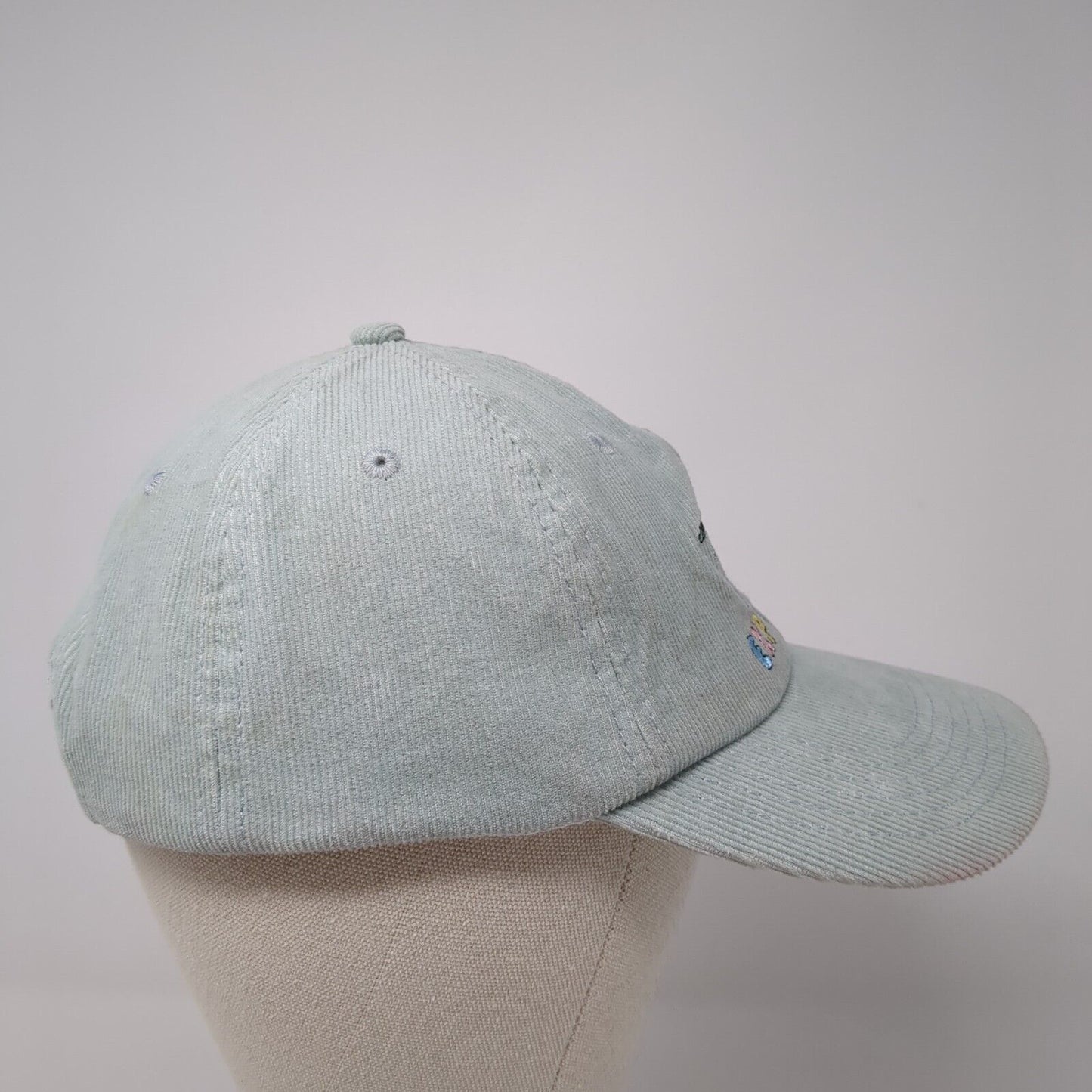 EXP x ICDC Dolphin Snapback Hat Green One Size Adjustable Corduroy