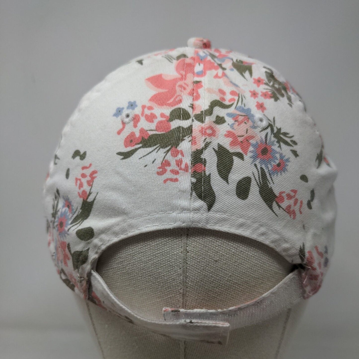 Unbranded Strapback Hat Multicolor OSFM Floral Print Vented Holes Adjustable