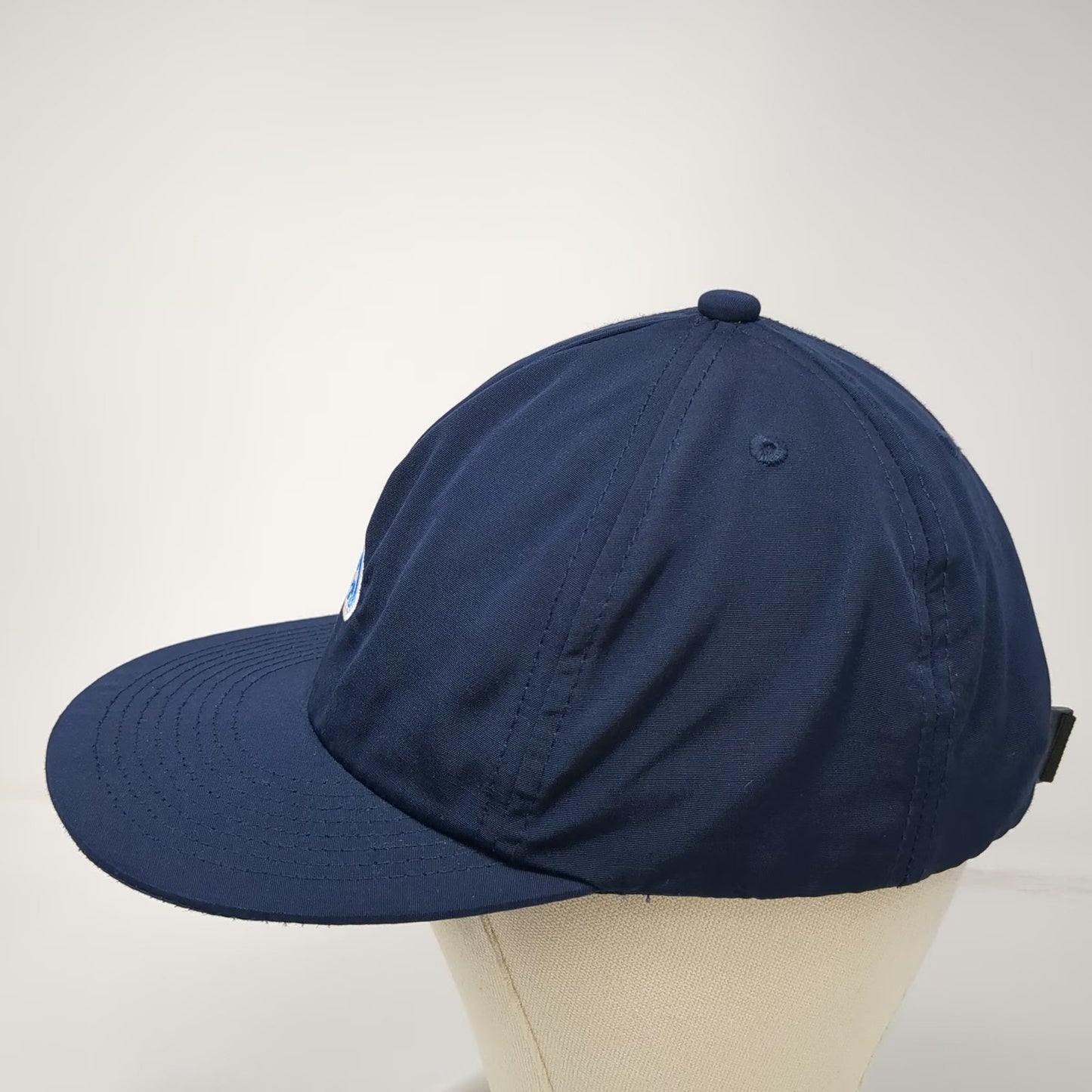 Weld Mfg 5 Panel Blue One Size Nylon Slideback Hat Embroidered Logo Adjustable