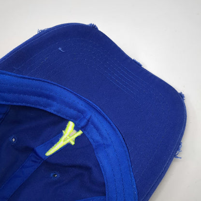 Blue Baseball Cap One Size Altitude MAS Yellow Embroidered Slideback Cotton Hat
