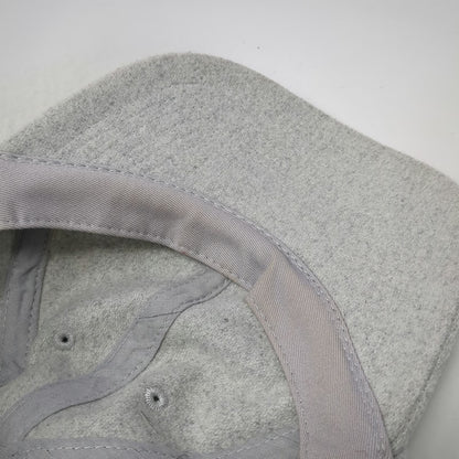 Aeropostale Baseball Cap Gray One Size Wool Blend Adjustable Slideback Hat
