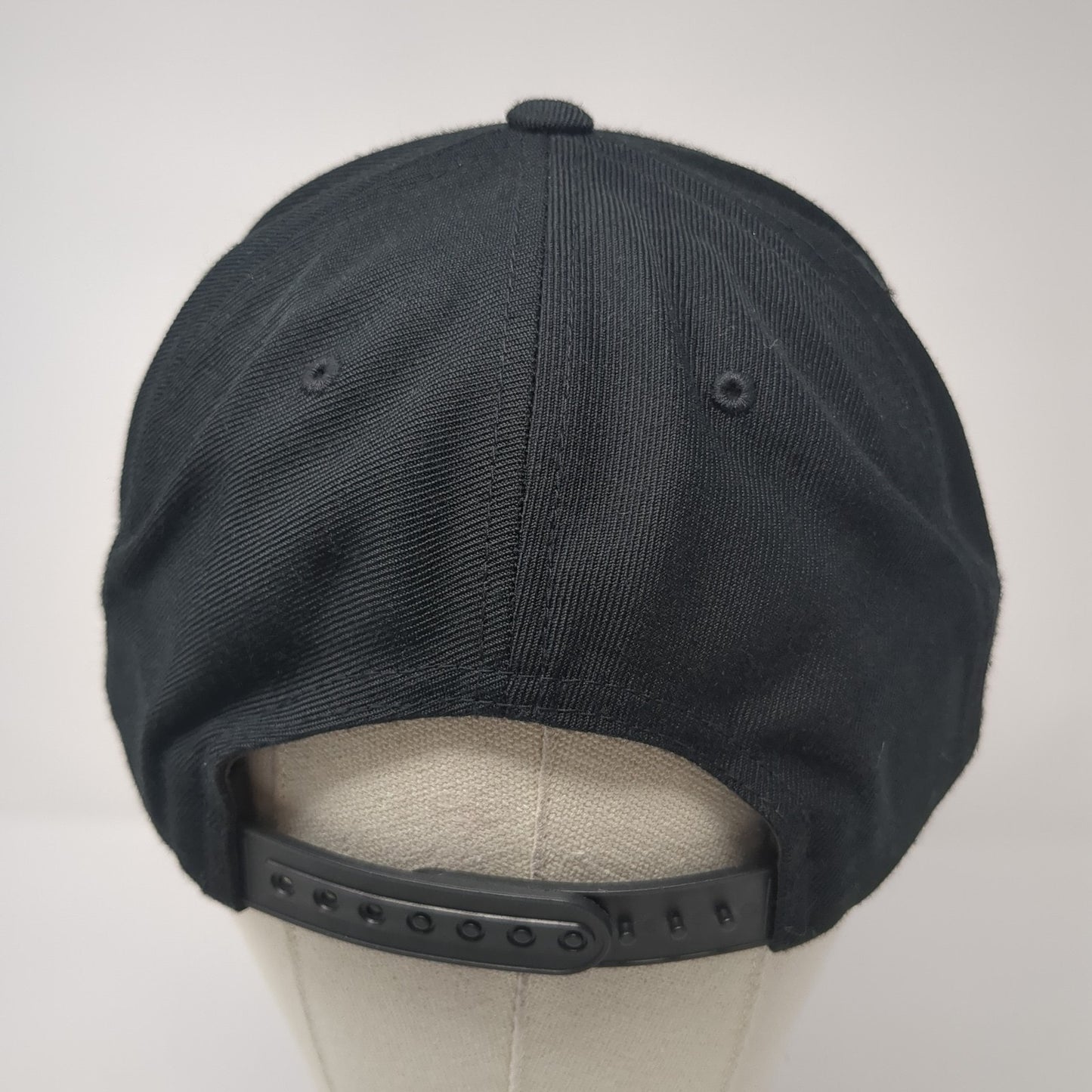 Brixton Supply Trademark Snapback Hat Black One Size Adjustable Embroidered
