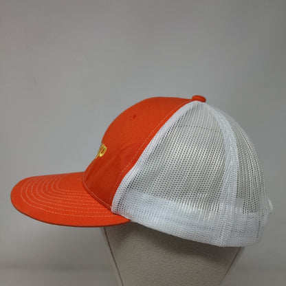 Power Up Spartanburg Snapback Mesh Back Trucker Hat Orange One Size