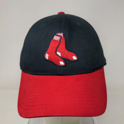 Fan Favorite Men's Strapback Hat Blue OSFA Embroidered Boston Red Sox Logo