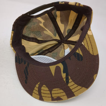 Geiger Bros 5 Panel Brown Green Camo One Size Hat Desert Storm Dalmo Victor USA