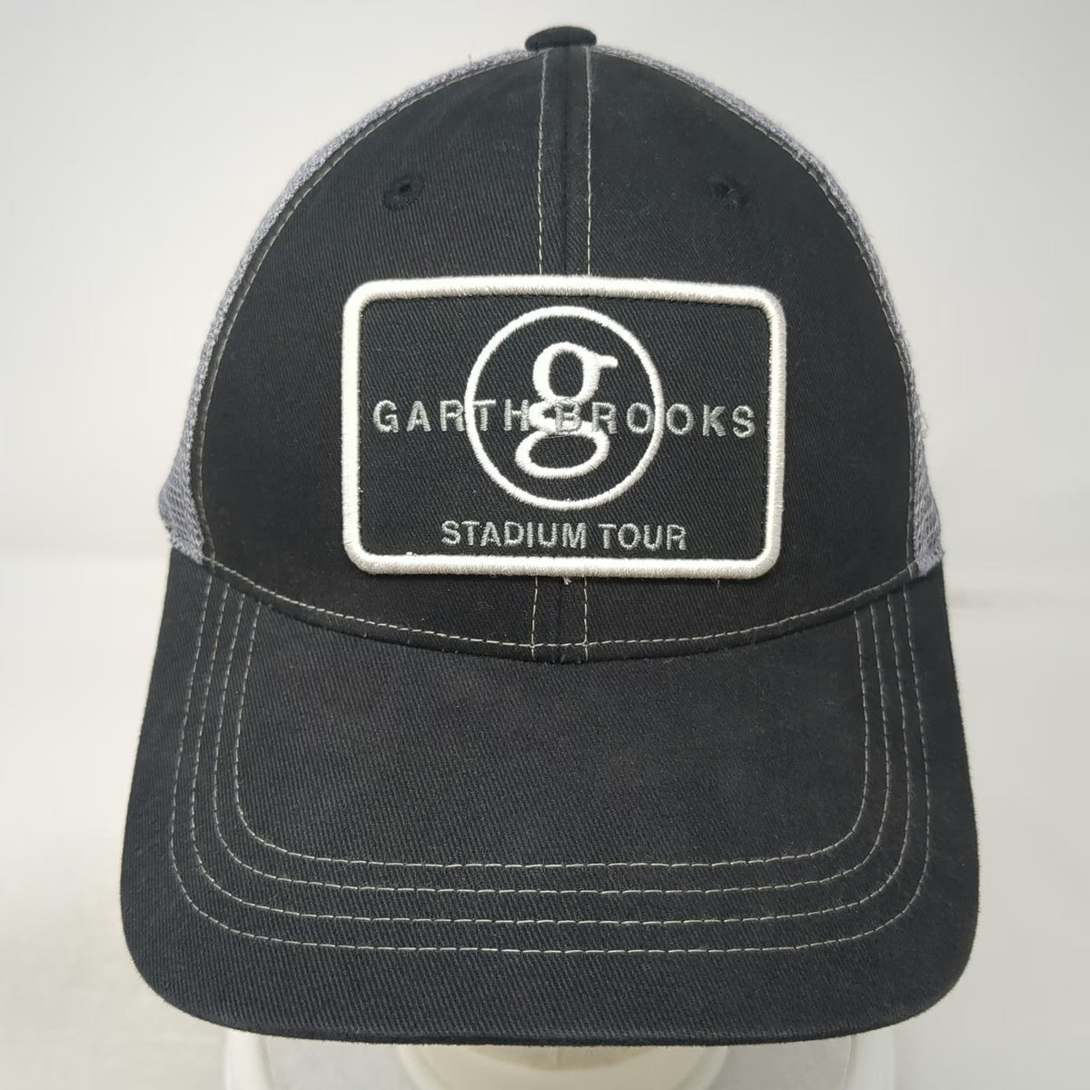Signature 7 Series Garth Brooks Stadium Tour Trucker Hat Black OS Mesh Snapback