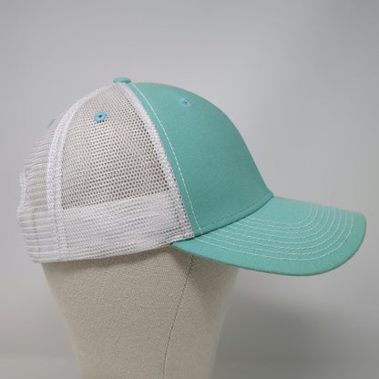 Fishing With Feathers Trucker Hat Green One Size Mesh Back Snapback Fly Lure