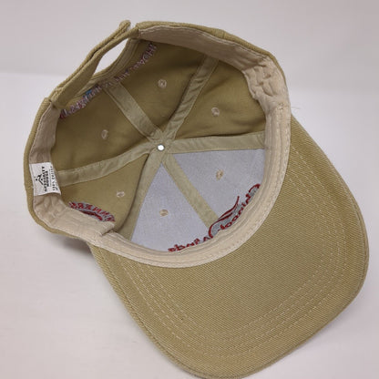 Chinook Winds Casino Resort Strapback Hat Tan One Size Adjustable