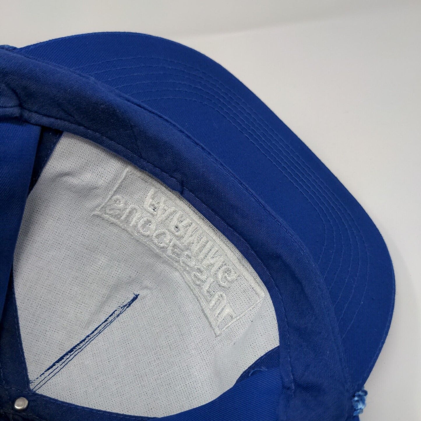 Successful Farming Snapback Hat Blue One Size Adjustable Embroidered Rope