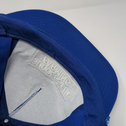 Successful Farming Snapback Hat Blue One Size Adjustable Embroidered Rope