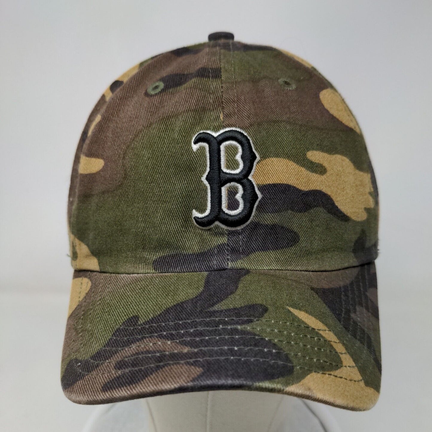 Twins Enterprise Boys Slideback Hat Camo Embroidered Boston Red Sox Logo