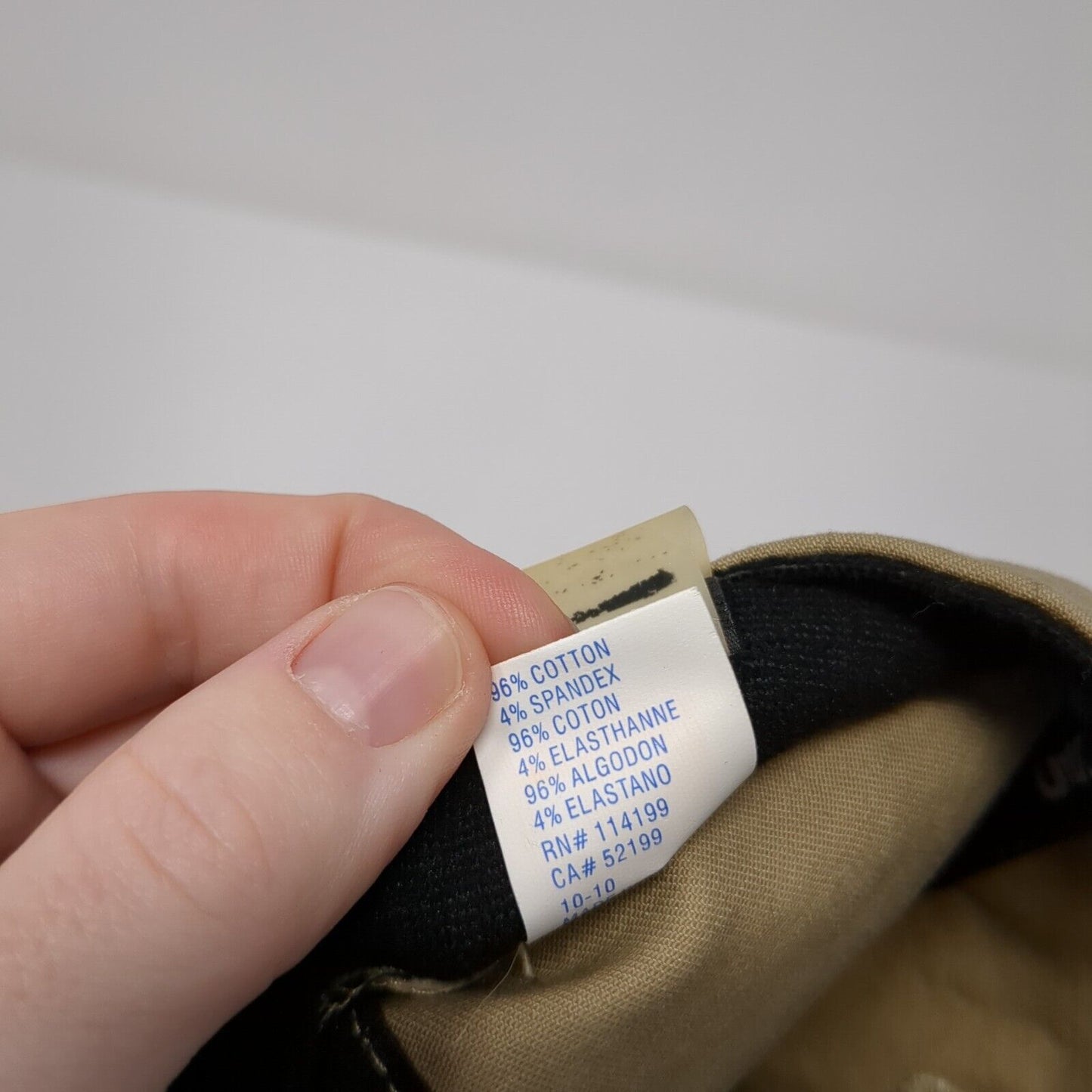 Quiksilver Fitted Hat Tan One Size Lightweight Embroidered Vented Holes 6 Panel